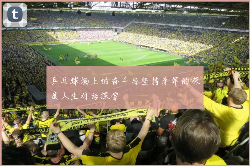 乒乓球场上的奋斗与坚持李军的深度人生对话探索